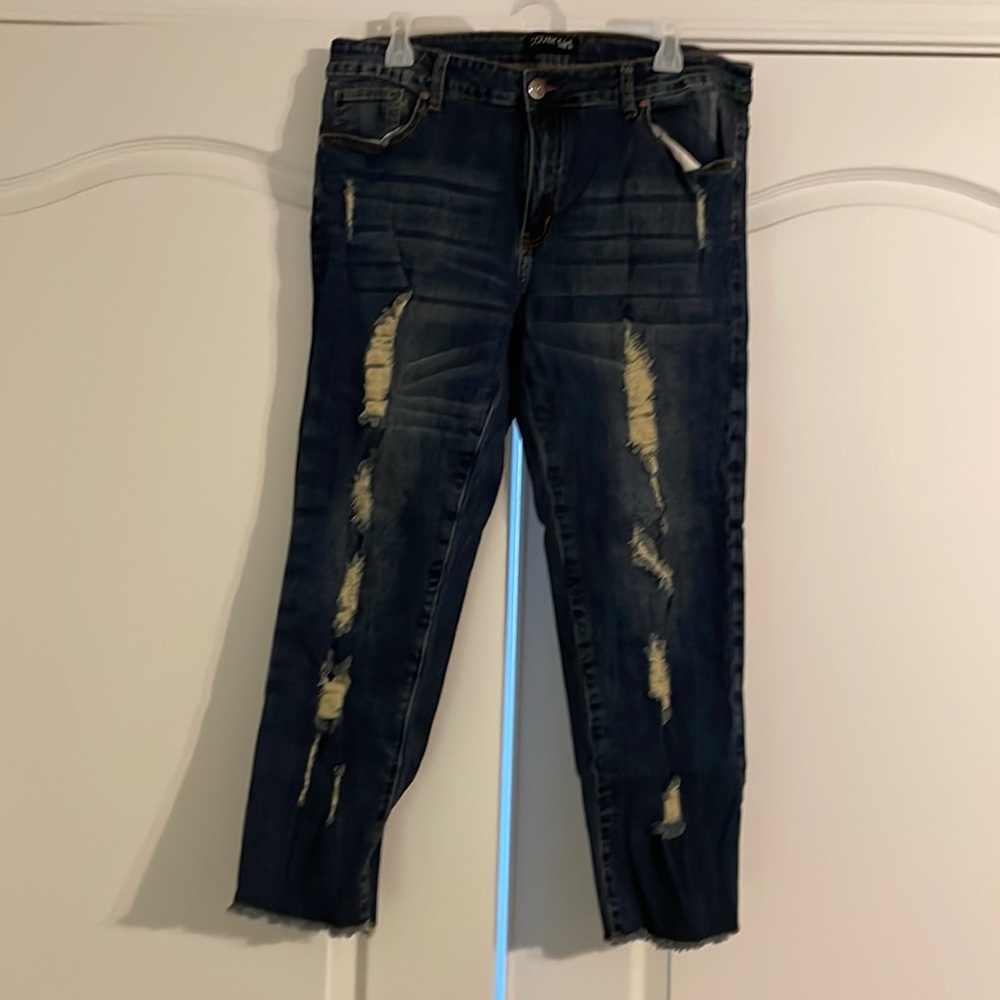 Super Distressed Skinny Jean